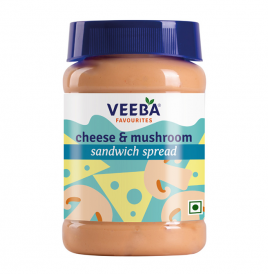 Veeba Cheese & Mushroom Sandwich Spread  Plastic Jar  280 grams